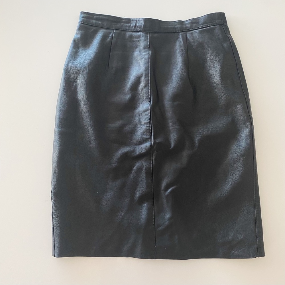 Vintage Buttery Leather Skirt